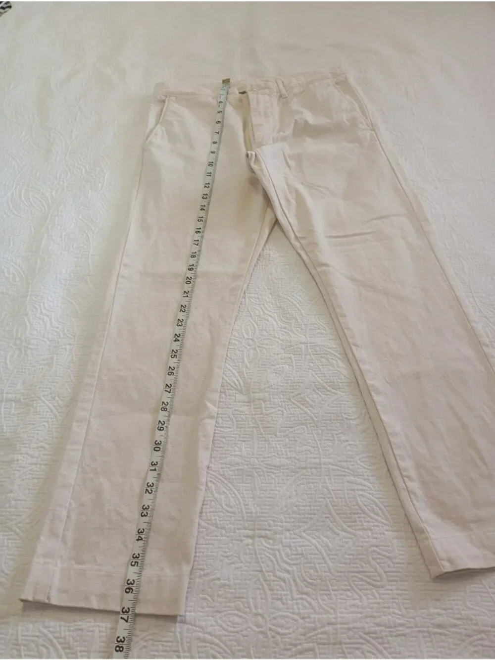 J. Crew Mens 484 Beige 100% Cotton Chino Pants Size S